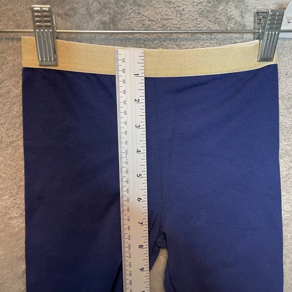 Carters Girls Glitter Star Elastic Waist Stretch Pull On Leggings 6 NWT Blue - Picture 8 of 11